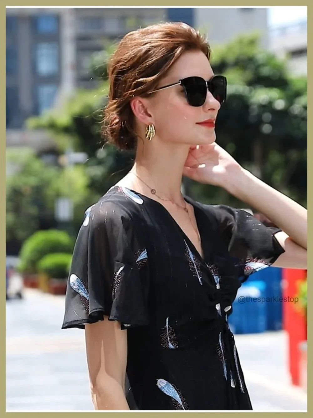 Oversized Square Sunglasses Mirrored Lens UV400 Protection Unisex